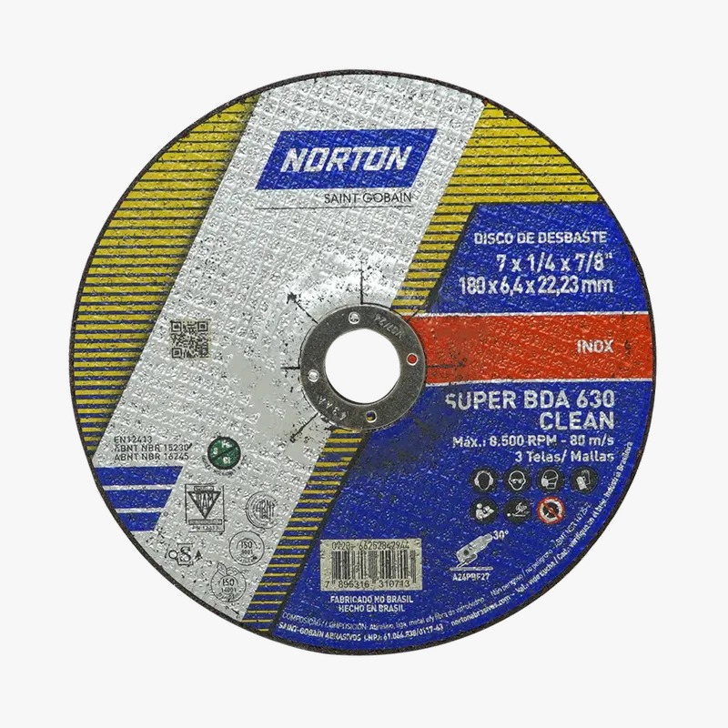 00015300 DISCO P/PULIR NORTON 7.0 x 1/4 x 7/8 (BDA640) - Image 1
