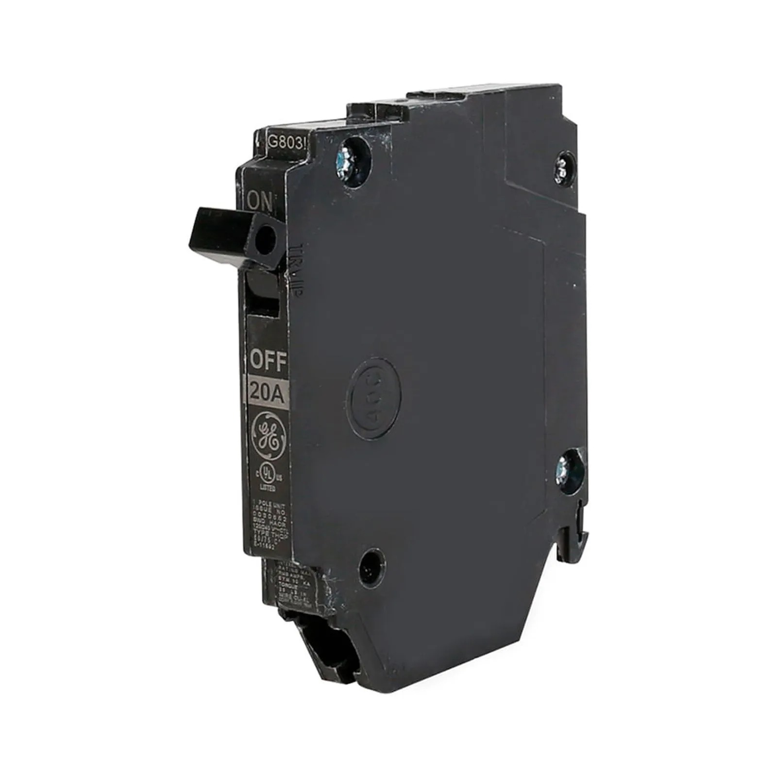 00011740-3 BREAKER P/CAJA 1/2 1P-20A GE (THQP120) - Image 1